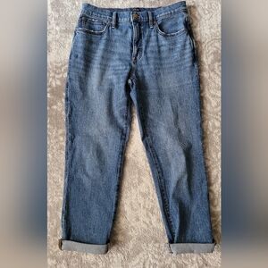 J Crew Stretch Denim Slim Boyfriend Jeans, Size 28.